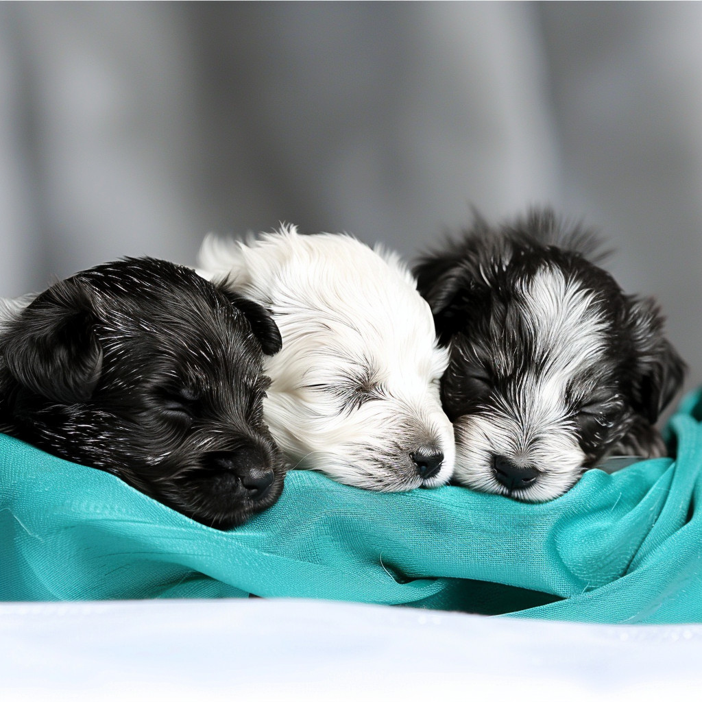 Cuidado de cachorros recién nacidos abandonados